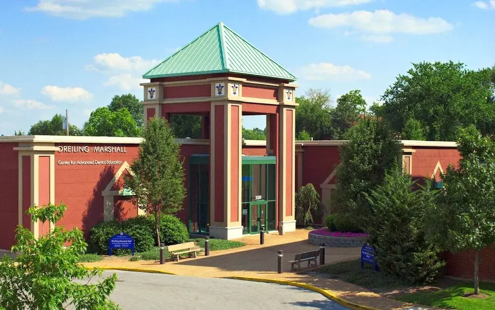 The front of the Center for Advanced Dental Education at the University of St. Louis.